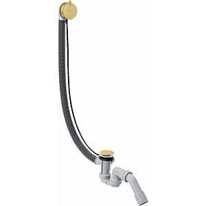 hansgrohe Flexaplus complete set 58318950 waste and overflow set, brushed brass