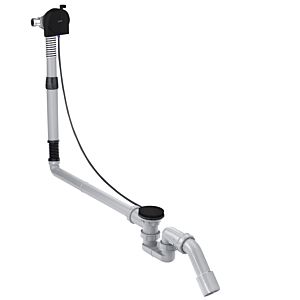 hansgrohe Exafill S ensemble complet 58317670 ensemble de remplissage de baignoire, de vidange et de trop-plein, noir mat