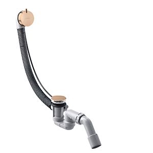 hansgrohe Flexaplus Komplettset 58316300 Ab- und Überlaufgarnitur, polished red gold