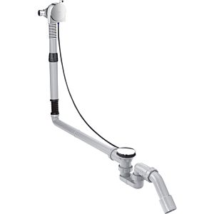 hansgrohe Exafill S complete set 58317000 bath filler, drain and overflow set, chrome