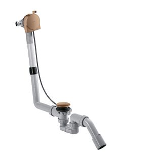 hansgrohe Exafill Komplettset 58307310 Wanneneinlauf, Ab- und Überlaufgarnitur, brushed red gold