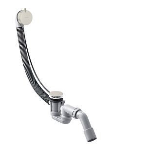 hansgrohe Flexaplus set complet 58316800 set de vidage et trop-plein, optique inox