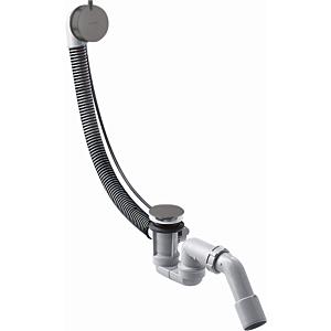 hansgrohe Flexaplus Komplettset 58316340 Ab- und Überlaufgarnitur, brushed black chrome