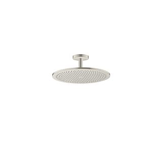 hansgrohe Axor overhead shower 26035800 with ceiling connection, stainless steel optic