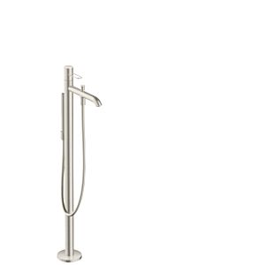 hansgrohe Axor Uno trim kit 38442800 bath mixer, floor-standing, with loop handle, stainless steel look