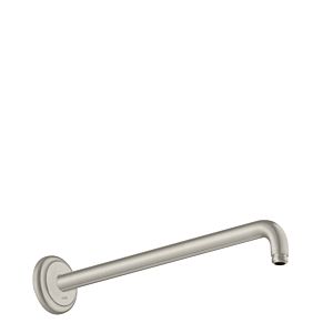hansgrohe Brausearm 27348800 389mm, 90Grad Winkel, Wandmontage, stainless steel optic