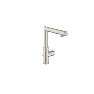 hansgrohe Axor Uno wash basin mixer 45016800 projection 160mm, with pop-up waste set, stainless steel look