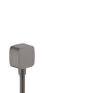 hansgrohe Axor hose connector 36731340 with backflow preventer, brushed black chrome