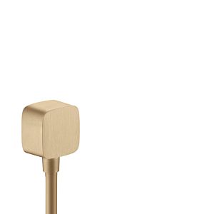hansgrohe Axor hose connection 36731140 with non-return valve, brushed bronze
