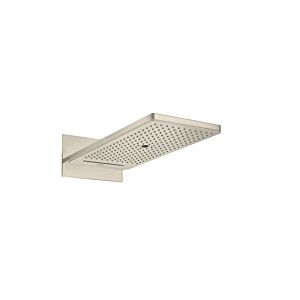 hansgrohe Axor overhead shower 35283820 concealed wall installation, brushed nickel