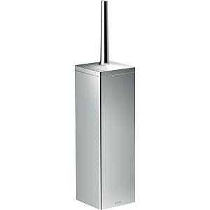 hansgrohe Axor Universal Rectangular WC-Bürstengarnitur 42655000 mit Deckel, herausnehmbarer Einsatz, chrom