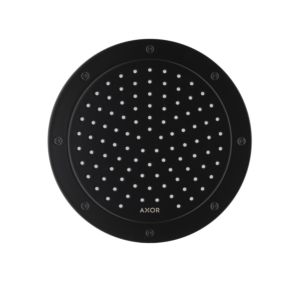 hansgrohe Axor overhead shower 35381670 ceiling or wall mounting, matt black