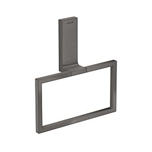 hansgrohe Axor anneau porte-serviettes 42623340 carré, pivotante , chrome noir brossé