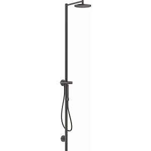 hansgrohe Axor Starck colonne de douche 12670340 avec douche de tête, douchette, chrome noir brossé