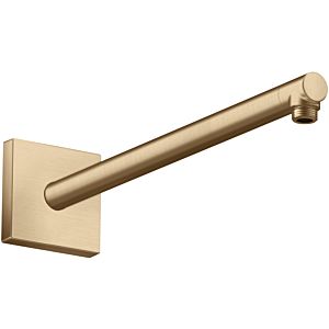 hansgrohe Brausearm 26436140 390mm, eckig, brushed bronze