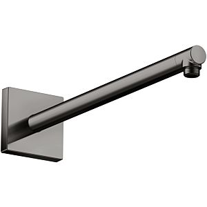 hansgrohe Brausearm 26436330 390mm, eckig, polished black chrome