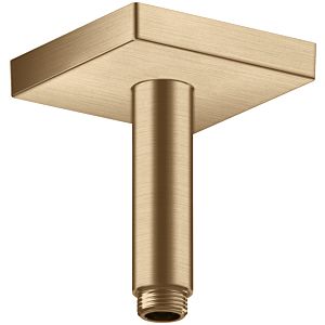 hansgrohe Deckenanschluss 26437140 100 mm, brushed bronze, eckig