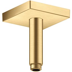 hansgrohe Deckenanschluss 26437250 100 mm, brushed gold optic, eckig
