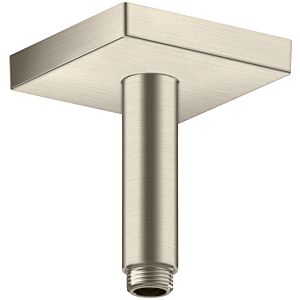 hansgrohe Deckenanschluss 26437820 100 mm, brushed nickel, eckig
