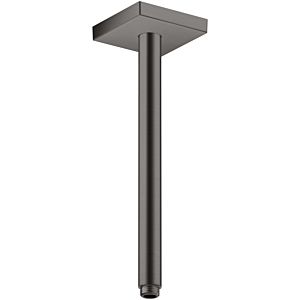 hansgrohe ceiling connector 26438340 300 mm, brushed black chrome, square