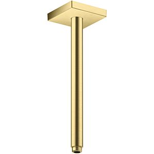 hansgrohe Deckenanschluss 26438950 300 mm, brushed brass, eckig
