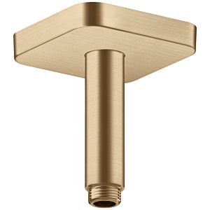 hansgrohe ceiling connector 26965140 100 mm, brushed bronze, square