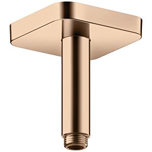 hansgrohe Axor Deckenanschluss 26965300 100 mm, polished red gold, eckig
