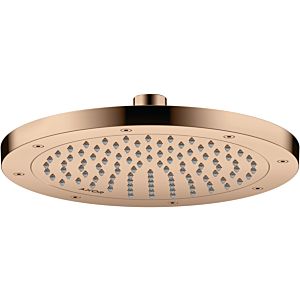 hansgrohe douche de tête Axor 35381300 montage au plafond ou au mur, 245 mm, 1jet, or rouge poli