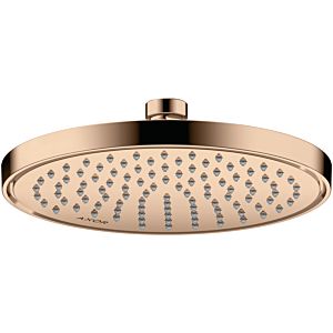 hansgrohe Axor overhead shower 35383300 ceiling or wall mounting, 220mm, 1jet, polished red gold