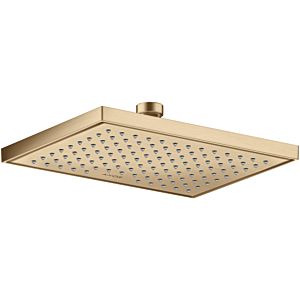 hansgrohe douche de tête Axor 35373140 montage au plafond ou au mur, 245x185mm, 1jet, bronze brossé