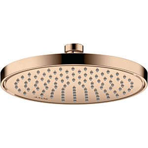 hansgrohe douche de tête Axor 35388300 montage au plafond ou au mur, 220 mm, 1jet, or rouge poli