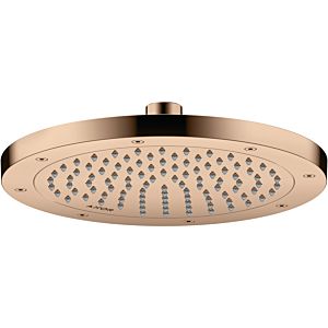hansgrohe Axor overhead shower 35389300 ceiling or wall mounting, 245mm, 1jet, polished red gold