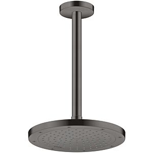 hansgrohe connecteur de plafond Axor 26433340 300mm, rond, chrome noir brossé