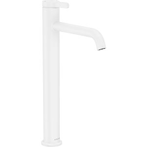 hansgrohe Axor One mitigeur lavabo 48002700 projection 180mm, garniture de vidange déverrouillable, blanc mat