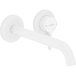 hansgrohe Axor One trim kit 48120700 concealed fitting, with lever handle and spout 220mm, matt white