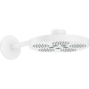 hansgrohe douche de tête Axor One 48492700 avec bras de douche, 2jet, blanc mat
