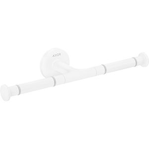 hansgrohe Axor Papierrollenhalter 42857700 doppelt, Wandmontage, mattweiß