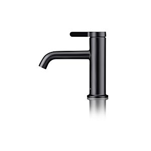 hansgrohe Axor One mitigeur lavabo 48001670 saillie 130mm, avec garniture de vidange et match0 , noir mat