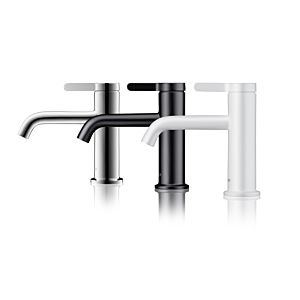 hansgrohe Axor One Waschtischarmatur 48001700 Ausladung 130mm, unverschließbare Ablaufgarnitur, mattweiß