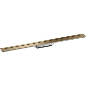 hansgrohe Drain Duschrinne 42522140 900mm, Fertigset, frei im Raum, brushed bronze