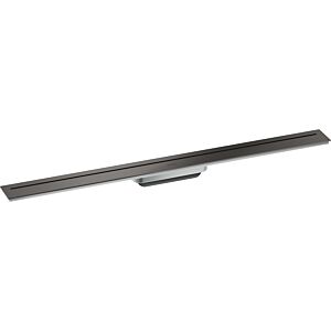 Caniveau de douche Hansgrohe 42522340 900 mm, kit de finition, autoportant, chrome noir brossé