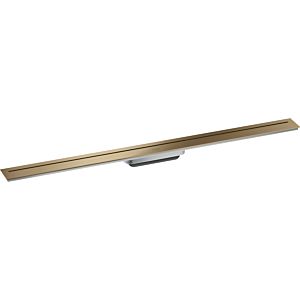 hansgrohe Drain caniveau de douche 42523140 1000mm, kit prêt à l&#39;emploi, libre dans la pièce, bronze brossé