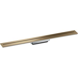 hansgrohe Drain shower channel 42526140 800mm, ready-made set, for wall mounting, brushed bronze