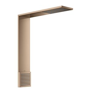 hansgrohe ShowerComposition Brausenmodul 12593300 250x250mm, Wandmontage, 1jet, mit Schulterbrause, polished red gold