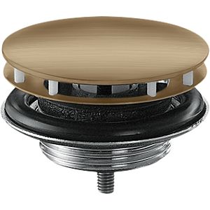 hansgrohe garniture de vidange 51301140 non verrouillable, pour lavabos, bronze brossé