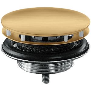 hansgrohe garniture de vidange 51301250 non verrouillable, pour lavabos, optique or brossé