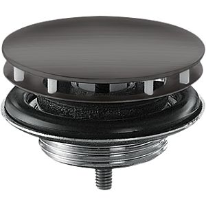 hansgrohe drain fitting 51301340 not lockable, for wash basins, brushed black chrome