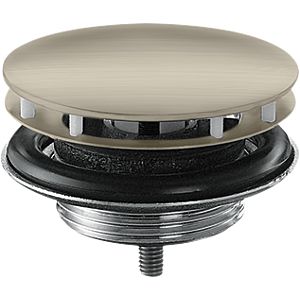 hansgrohe garniture de vidange 51301820 non verrouillable, pour lavabos, nickel brossé