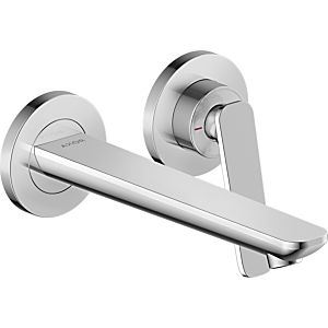 hansgrohe Axor Citterio C Waschtischarmatur 49110000 ohne Struktur, chrom, Unterputz, Wandmontage, Ausladung 193mm