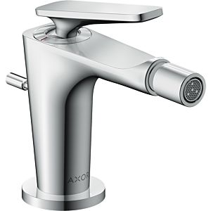 hansgrohe Axor Citterio C Bidetarmatur 49210000 ohne Struktur, chrom, Ausladung 113mm, Zugstangen Ablaufgarnitur